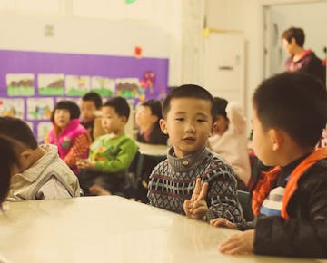 Teaching volunteers in China with IVHQ
