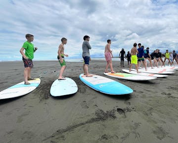 Surfing on the IVHQ Costa Rica Teen Summer Camp volunteer project