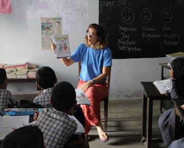 IVHQ volunteer on Kerala Childcare Project