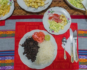 IVHQ volunteer dinner in Cusco, Peru