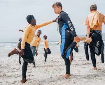 South Africa surfing volunteers in South Africa