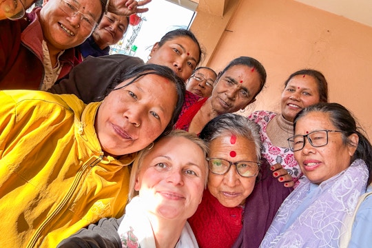 Volunteer on the Women's Education project in Nepal with IVHQ